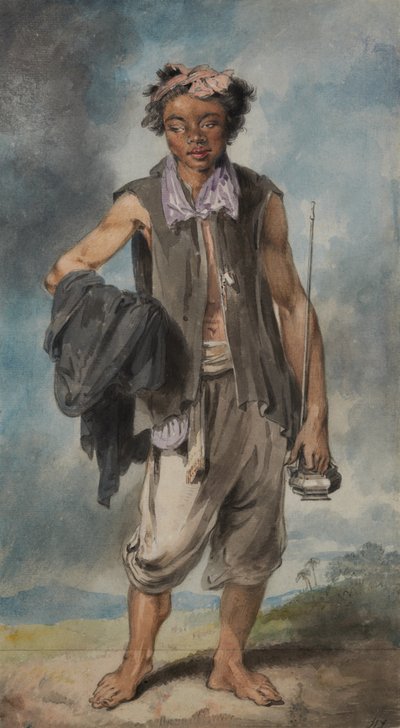 A Pipe-Bearer, Attendant on the Mandarin by William Alexander