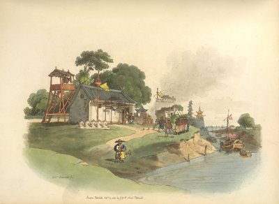 A military station by William Alexander