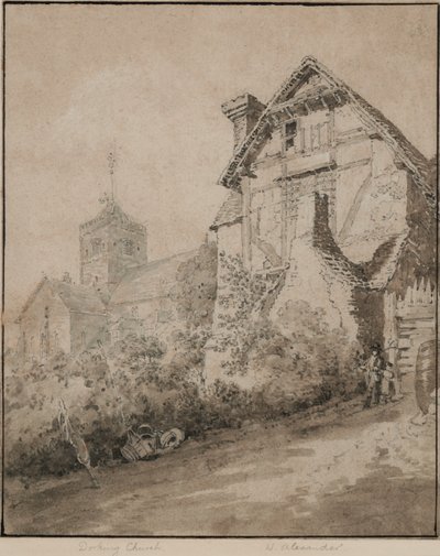 Dorking Church by William Alexander