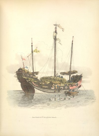 Trading ship by William Alexander