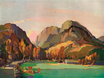 The Pass of Aberglaslyn, c. 1927 by William Alison Martin