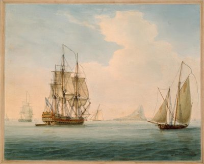 British Man-of-War, 1804 by William Anderson
