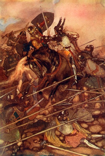 Siegfried Captures Ludegast by William Andrew Pogany