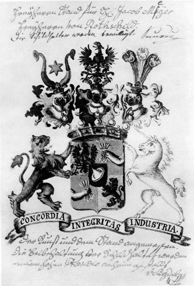 Rothschild Family Coat of Arms by William Armfield Hobday