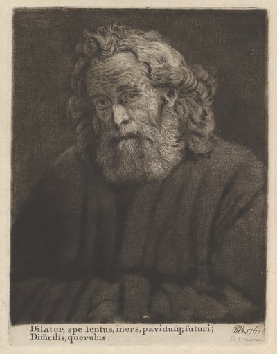 Old Man With a Long Beard by William Baillie