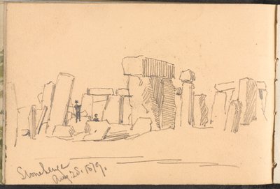 Stonehenge, Aug 25, 1879 by William Barnes Wollen