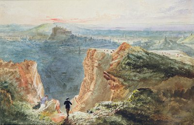 Salisbury Crags, Edinburgh by William Bell Scott