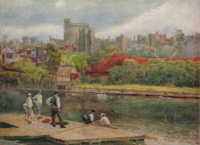 The Castle from the Rafts by William Biscombe Gardner