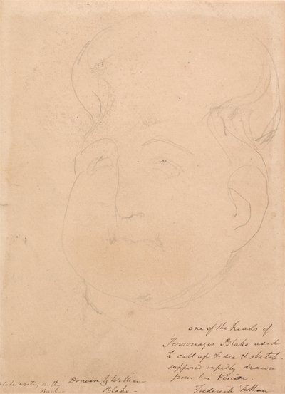 A Visionary Head by William Blake
