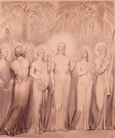 Hymn of Christ and the Apostles by William Blake