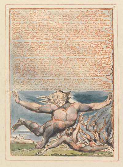 Jerusalem, Plate 15, And Hand & Hyle by William Blake