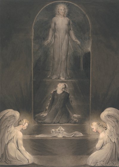 Mary Magdalen at the Sepulchre by William Blake