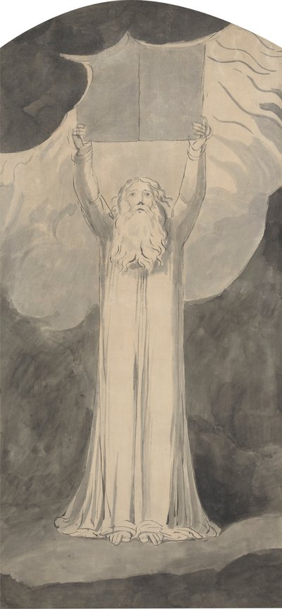 Moses Receiving the Law by William Blake
