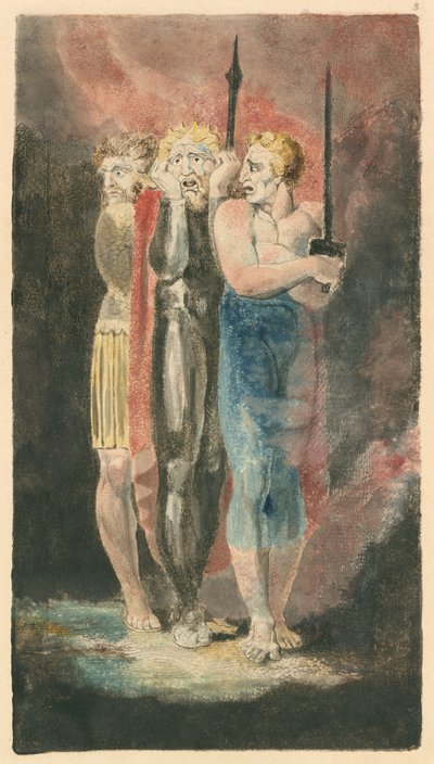 The Accusers of Theft, Adultery, Murder (War) by William Blake