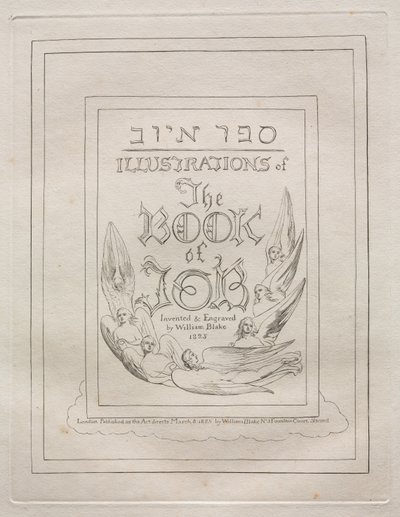 The Book of Job, 1825 by William Blake