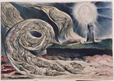 The Circle of the Lustful by William Blake