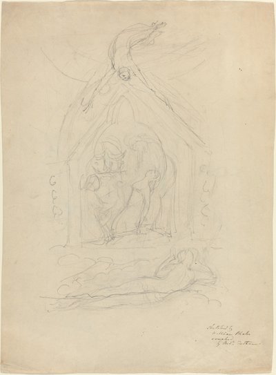 The Descent of Peace by William Blake