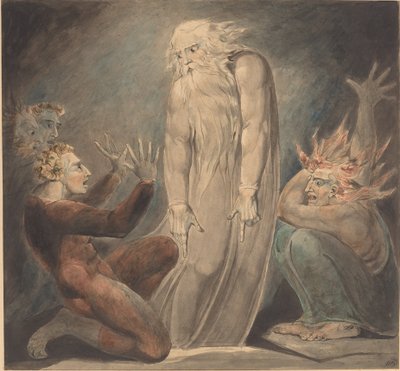 The Ghost of Samuel Appearing to Saul by William Blake