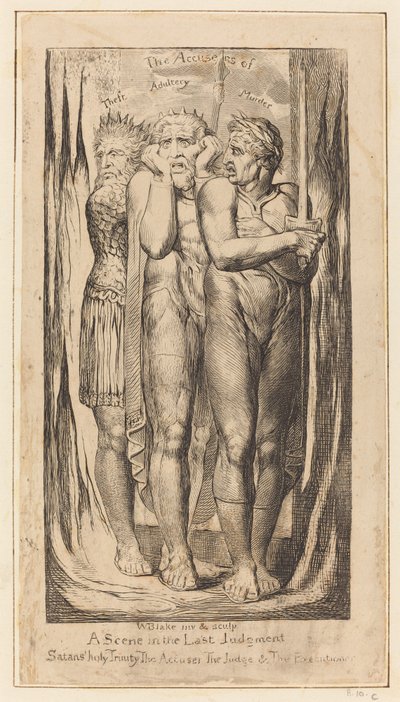 War (The Accusers of Theft, Adultery, Murder) by William Blake