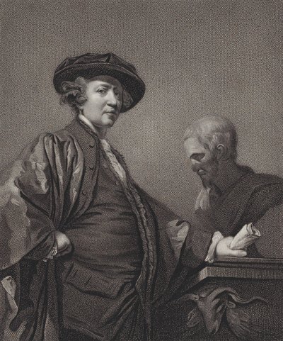 Sir Joshua Reynolds, Knight by William Bond