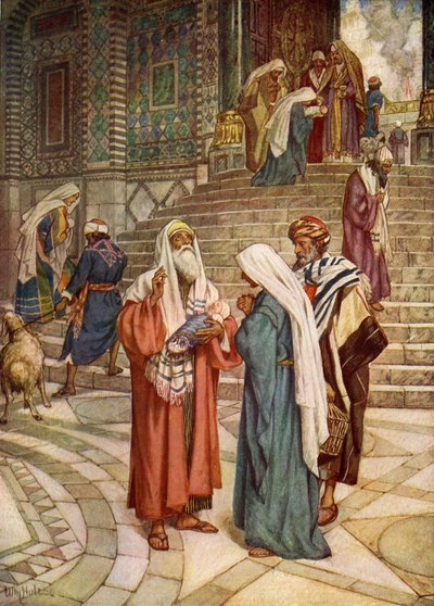 Simeon the Righteous - Bible by William Brassey Hole