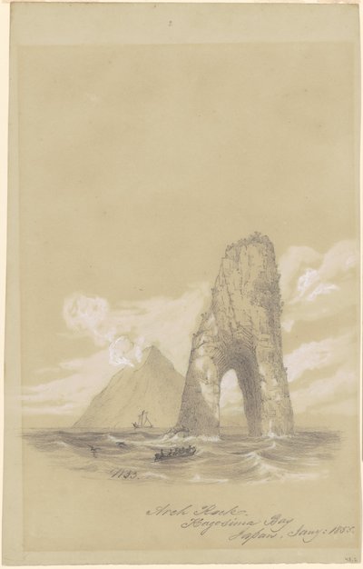Arch Rock, Kagosima Bay, Japan by William Brenton Boggs