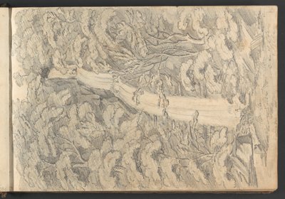 Lidford Fall by William Brockedon