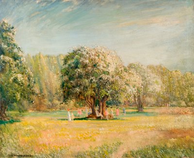 Blossom Time, Epping Forest, Essex by William Brown MacDougall