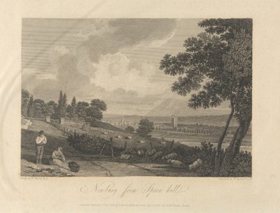 Newbury from Speen Hill by William Byrne