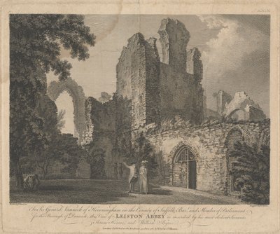 View of Leiston Abbey by William Byrne