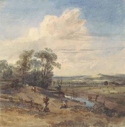Landscape after Wynants (in the Louvre) by William Callow