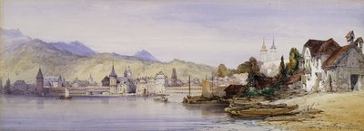 Lucerne from the Lake by William Callow