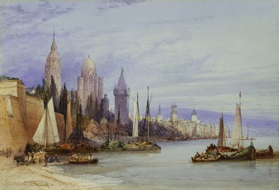 Mayence, on the Rhine, 1895 by William Callow