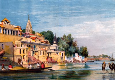 Cawnpore on the Ganges, India by William Carpenter