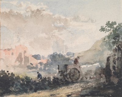 Landscape with Cart by William Collins