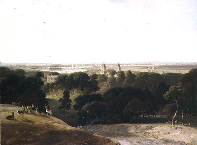 A View of London From Greenwich Park by William Daniell