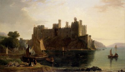 Conway Castle, 1789-1837 by William Daniell