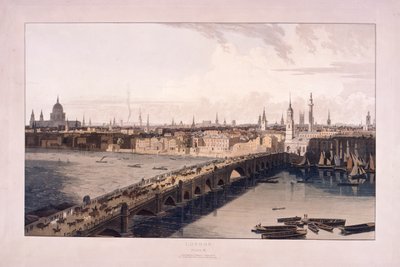 London Bridge, 1804 by William Daniell