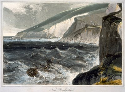 Near Beachy Head, Sussex, 1823 by William Daniell