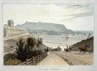 Scarborough, Yorkshire by William Daniell