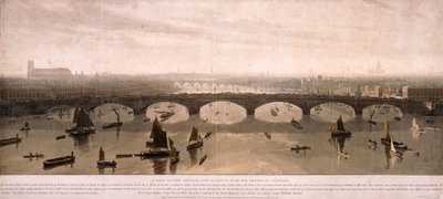 View of London from the South by William Daniell