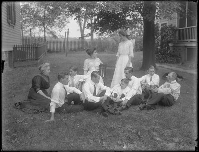 McGovern Family, Creston Avenue, Bronx, c.1911 by William Davis Hassler