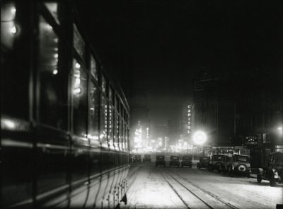 Night View near Times Square by William Davis Hassler