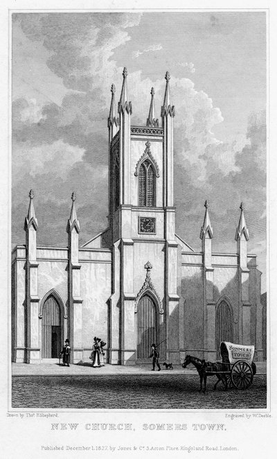 New Church, Somers Town, Camden, London by William Deeble