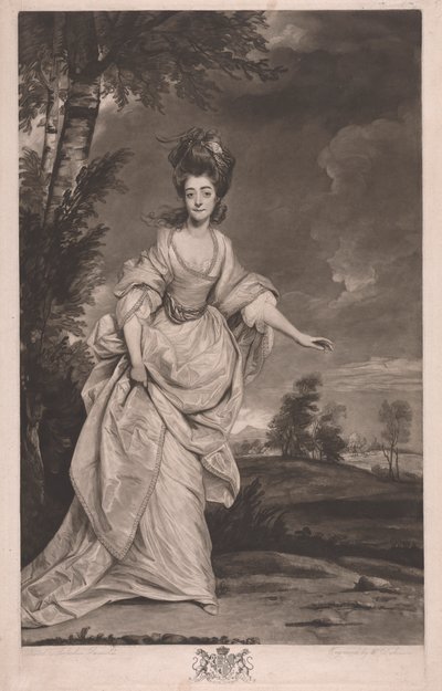 Diana, Viscountess Crosbie by William Dickinson