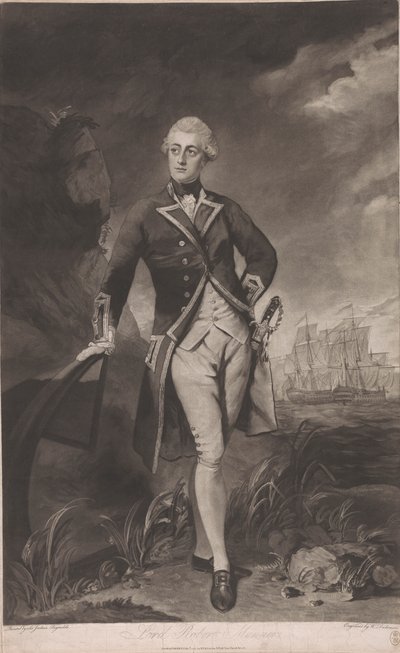 Lord Robert Manners, Captain R.N. by William Dickinson