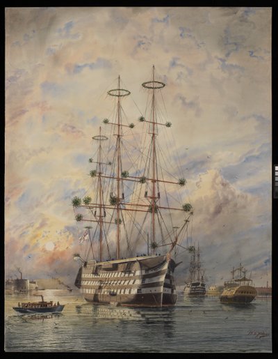 HMS Victory by William Edward Atkins