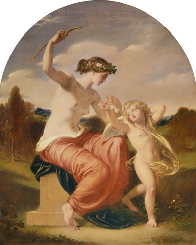 Venus Disarming Cupid by William Edward Frost