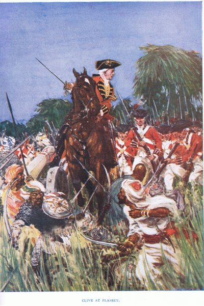 Clive at Plessey by William Edward Stott