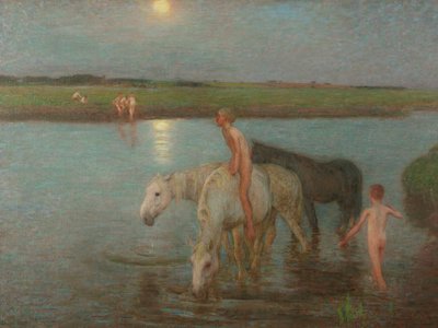 The River Bank by William Edward Stott